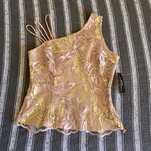 NEW! Floral Sequin Top